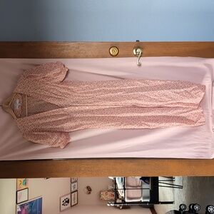 Peach and pink sun dress